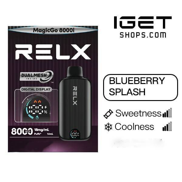 Relx Magicgo i8000 Blueberry Splash
