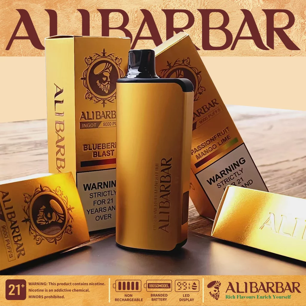 ALIBARBAR INGOT 9000 PUFFS – Blackberry Ice