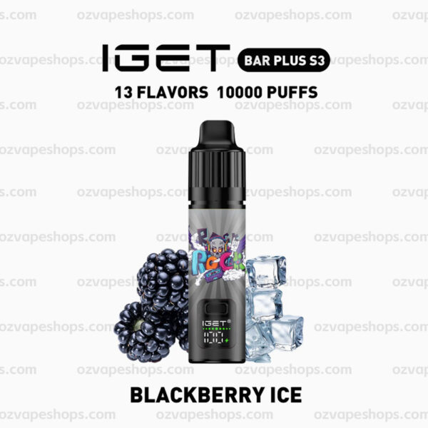 IGET Bar Plus S3 Kit - Blackberry Ice