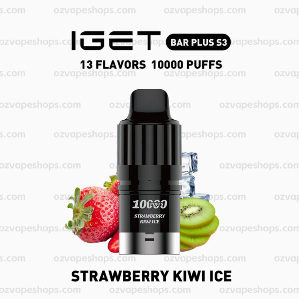 IGET Bar Plus S3 Pod - Strawberry Kiwi