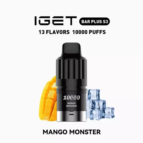 IGET Bar Plus S3 Pod - Mango Ice